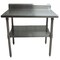 Bk Resources Work Table Stainless Steel With Undershelf, 5" Backsplash 48"Wx24"D VTTR5-4824 - alternate 6